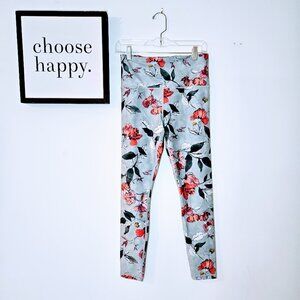 Athleta High-Rise Iris Floral Leggings w/ Hidden Waistband Pocket Like New
